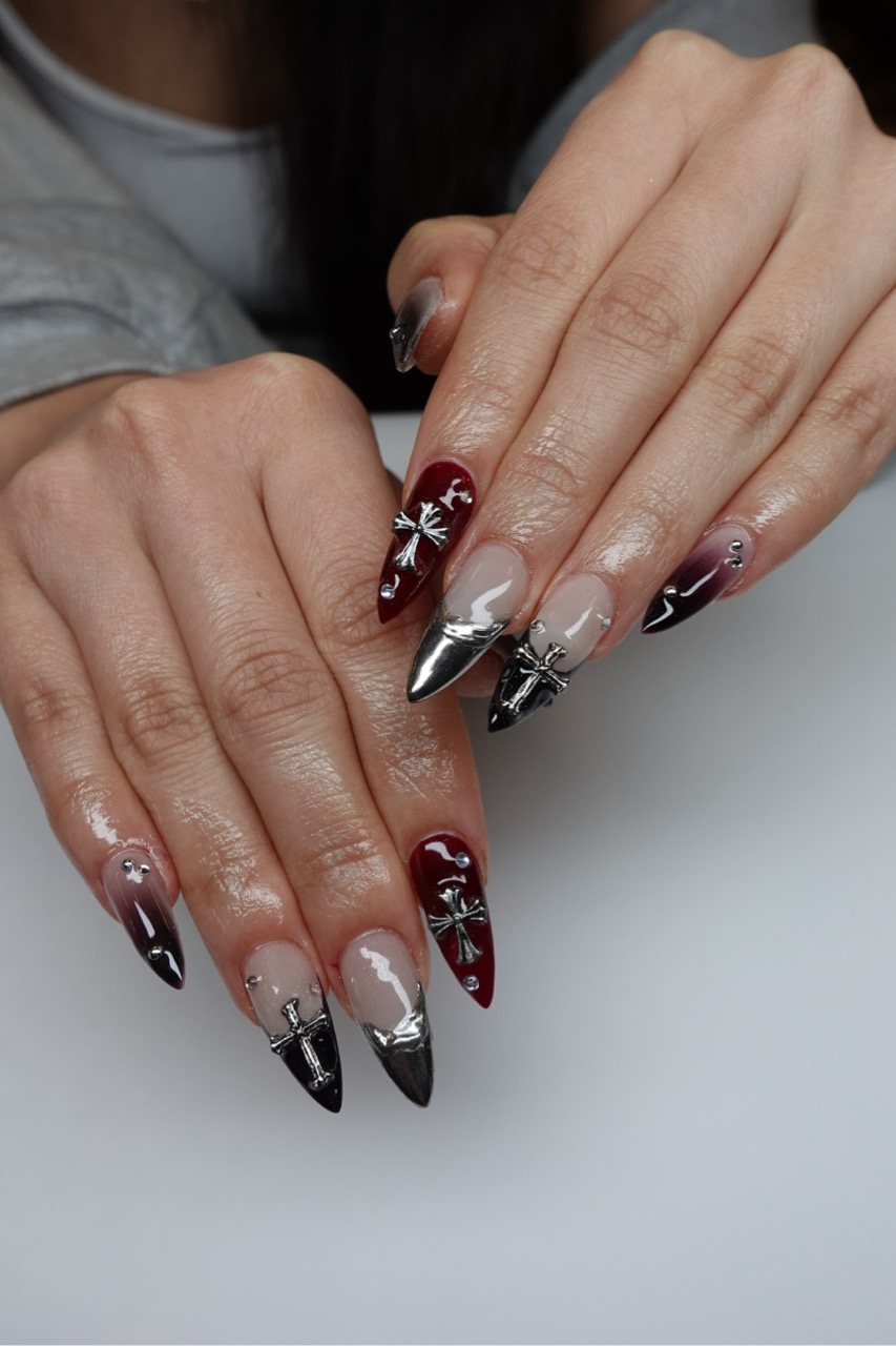 Elegant nail design with timeless appeal